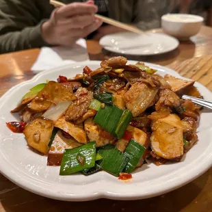 Twice cooked pork