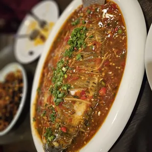 Chili bean paste fish