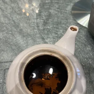 a cup of coffee on a table