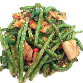 Twice Cooked Pork with String Bean