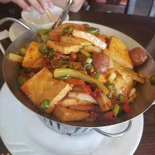 Dry Pot QQ Tofu