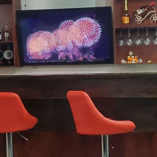 New Year's Eve fireworks replay