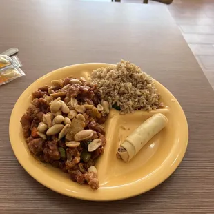 Kung pao chicken lunch special