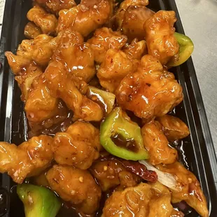 General Tso's chicken, yummy