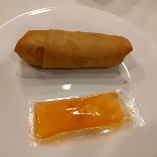 I ordered an egg roll but this looks more like a spring roll.