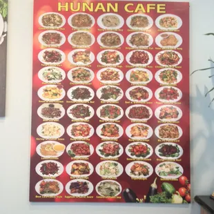 Images of menu selections