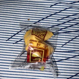 Complimentary fortune cookie