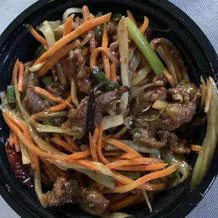 Szechuan beef