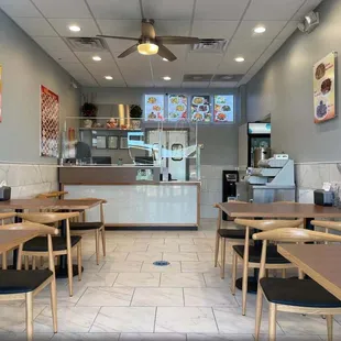 the interior of a restaurant