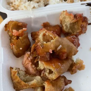 Terrible sweet and sour shrimp - all breading.