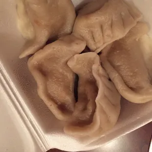 Under cooked wanton