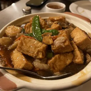 Seafood Tofu Clay Pot