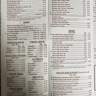 Menu 2023