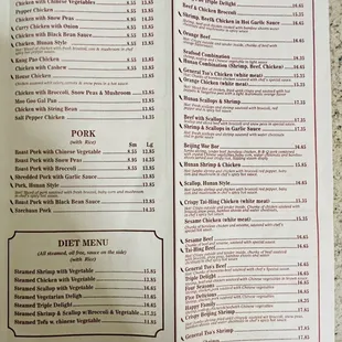 Menu 2023