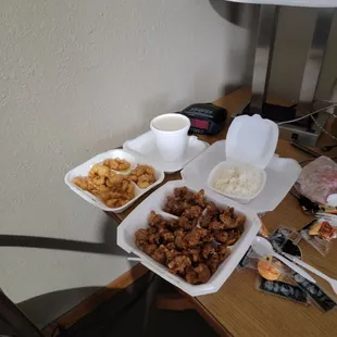 Take out long drive still hot and very good