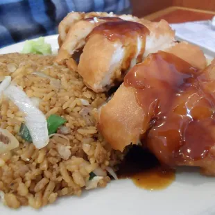 ABC you know Almond Boneless Chicken lunch special only  5 fifty with soup yummy