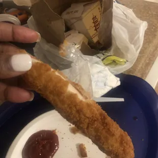 I found plastic cooked inside of my crab sticks, DISGUSTING! When I called to complain, I was told &quot;well I didn&apos;t cook it&quot;