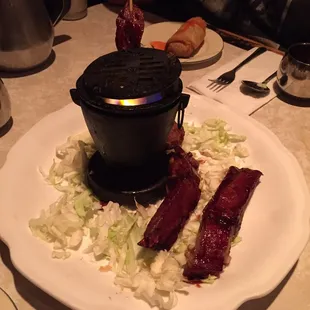 What's left of the pu pu platter