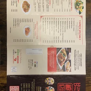Menu as of 6/17/2022