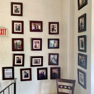 A wall of dignitaries--foreign and domestic--who have visited Hunan Dynasty.