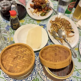 13. Orange Chicken 2. Mu Shu Pork 10. Pork Steamed Dumplings 9. Pork Siu Mai