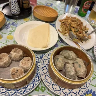 9. Pork Siu Mai 10. Pork Steamed Dumplings 2. Mu Shu Pork