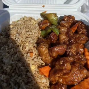 Orange Chicken Lunch Special