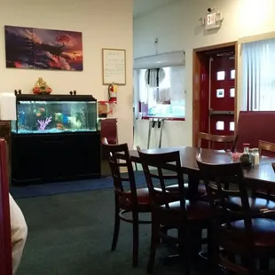 Entrance from seating area