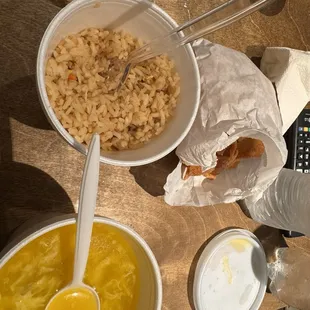 Egg Drop Soup, Chicken Fried Rice