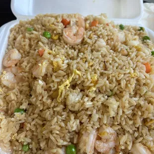 Shrimp fried rice