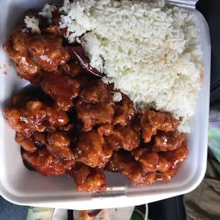 Orange chicken