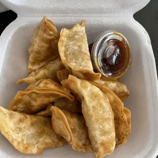 Pan fried dumplings (10)