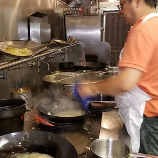 Working hard for you. Always fresh and made to your order. Thank you for your support. Great Chinese food at Hunan Family.