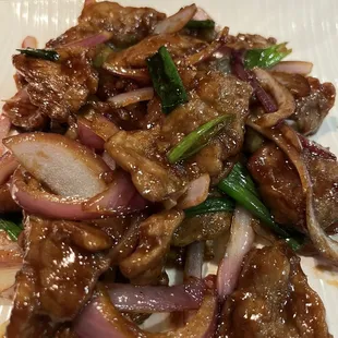 Mongolian Chinese Stir-Fry beef
