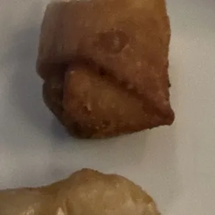 Burnt end of Egg Roll.