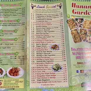 Delivery menu 2