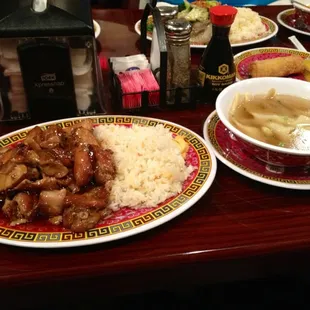 Teriyaki Chicken and Wonton Soup!