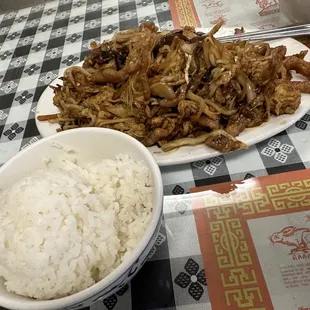 Mu Shu Pork - huge serving!