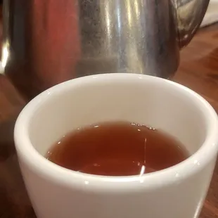 Hot black tea