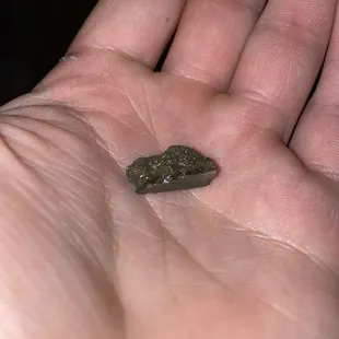 Rock found in food.