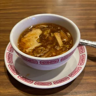 Hot and sour soup. Excellent!!