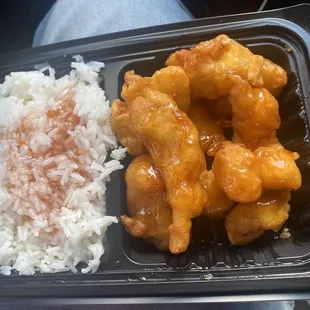 Golden Honey Chicken Lunch Special