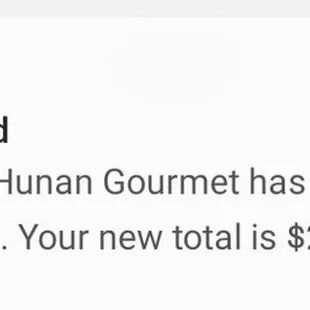 a text message from a customer