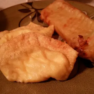 a plate of food on a table