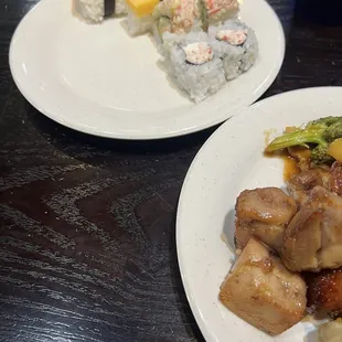 food, sushi and sashimi