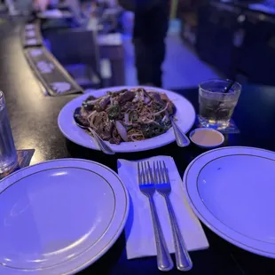 2. Beef Chow Mein with Jalopeno