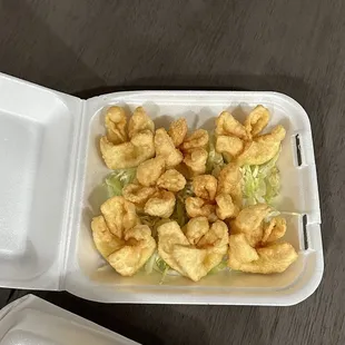 Cream cheese wontons