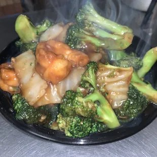Shrimp With Broccoli