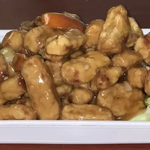 Vegetarian Orange Chicken