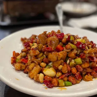 Kung-Pao Chicken with Peanuts @lesminaddio